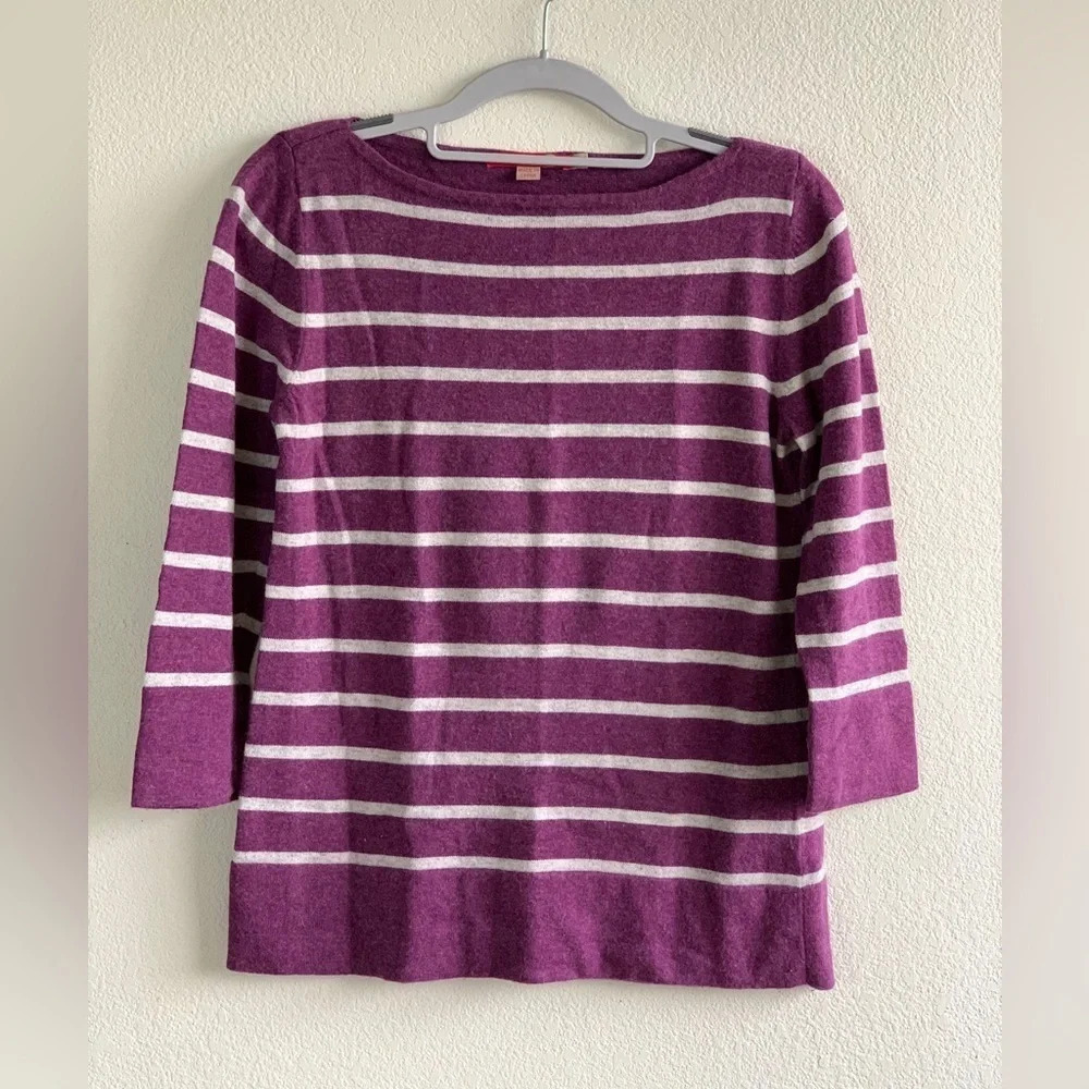 BODEN sweater Boatneck Cashmere Sweater, UK 8, USA size 4